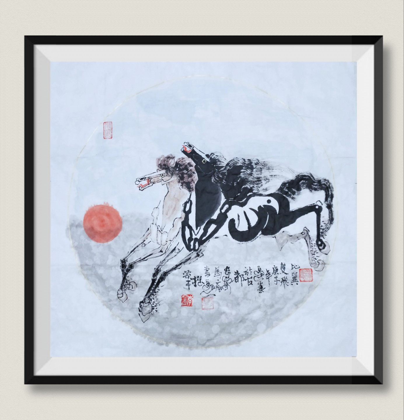 李孟画马庚子新作
