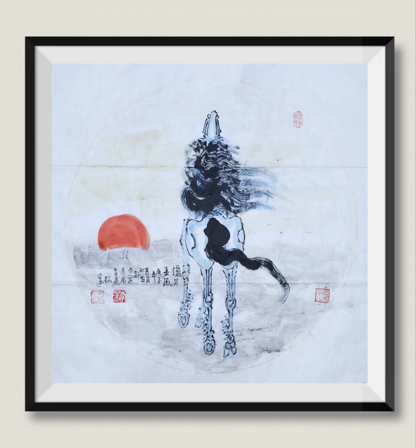 李孟画马庚子新作