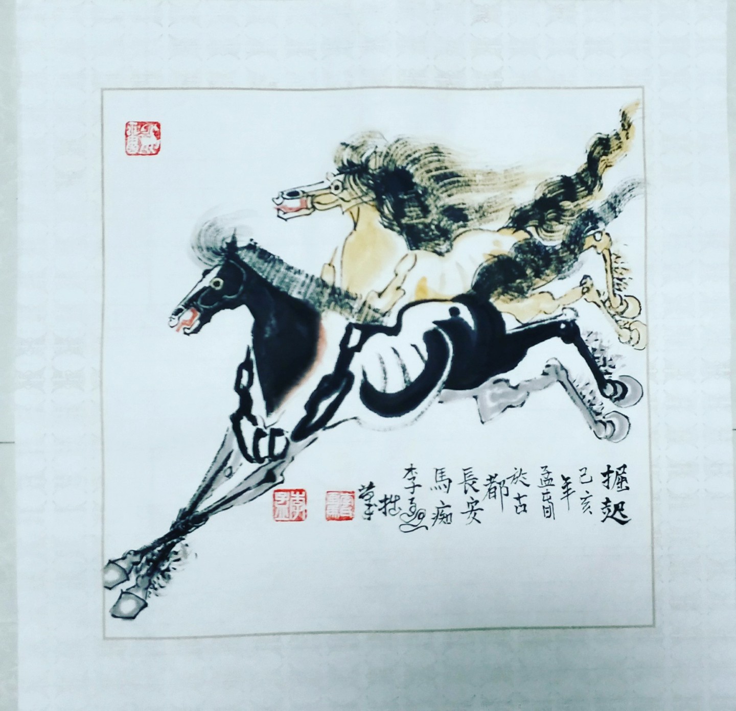 李孟画马——己亥作品