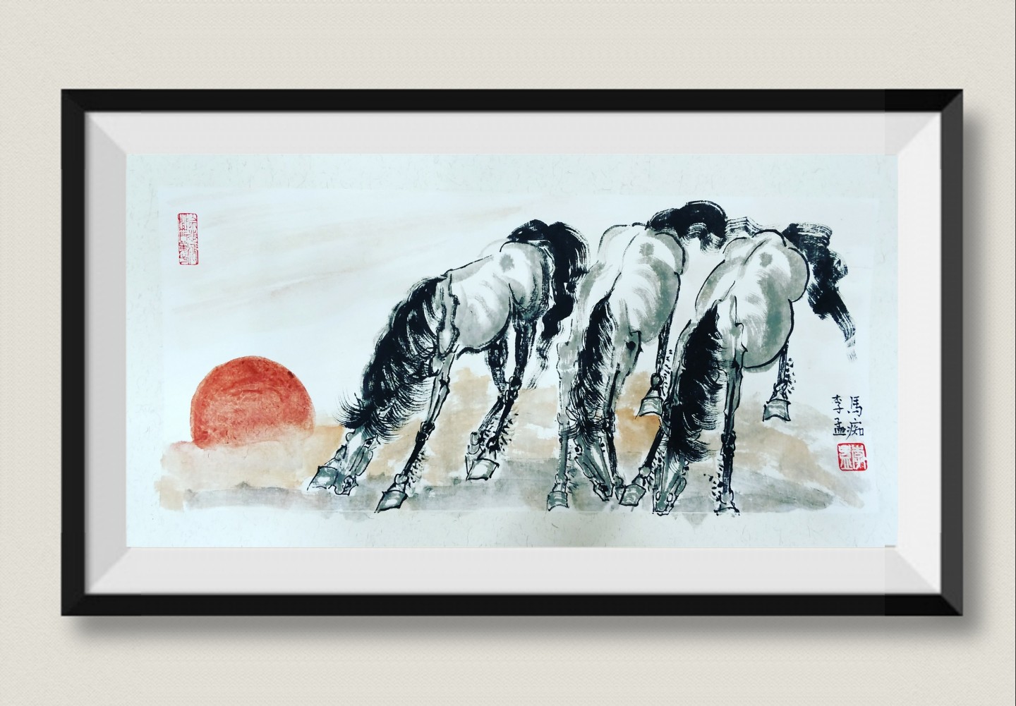 李孟画马——己亥作品