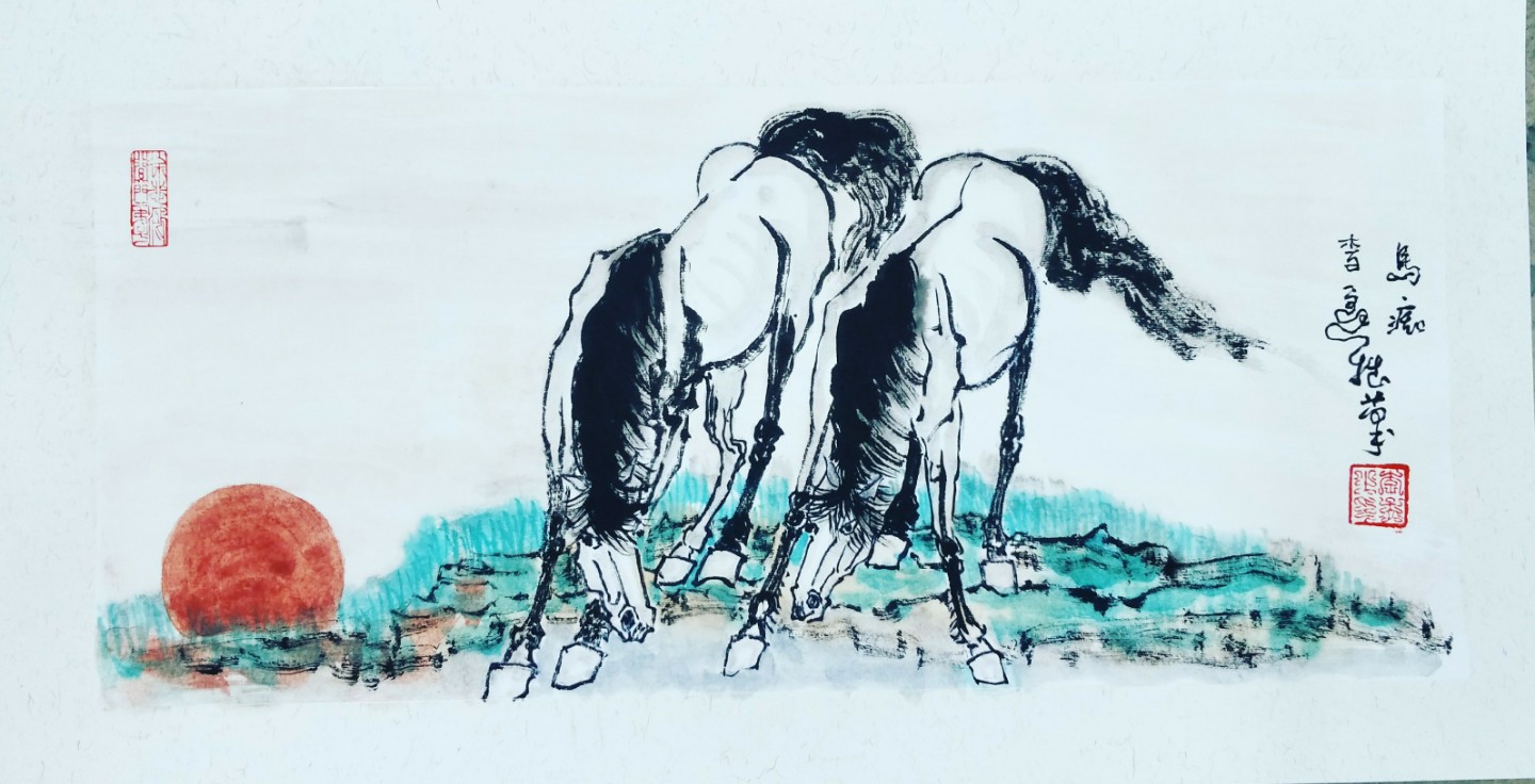 李孟画马——己亥作品