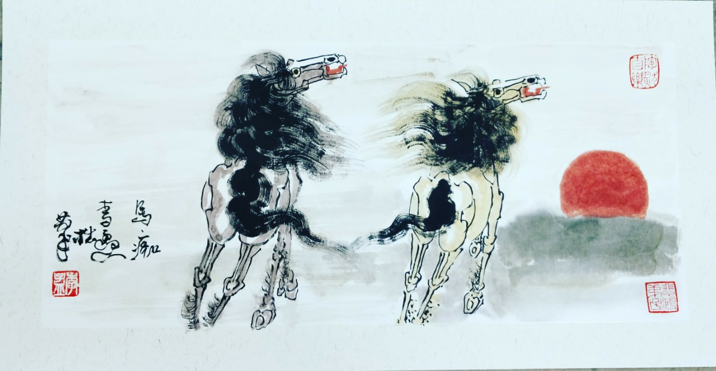 李孟画马——己亥作品