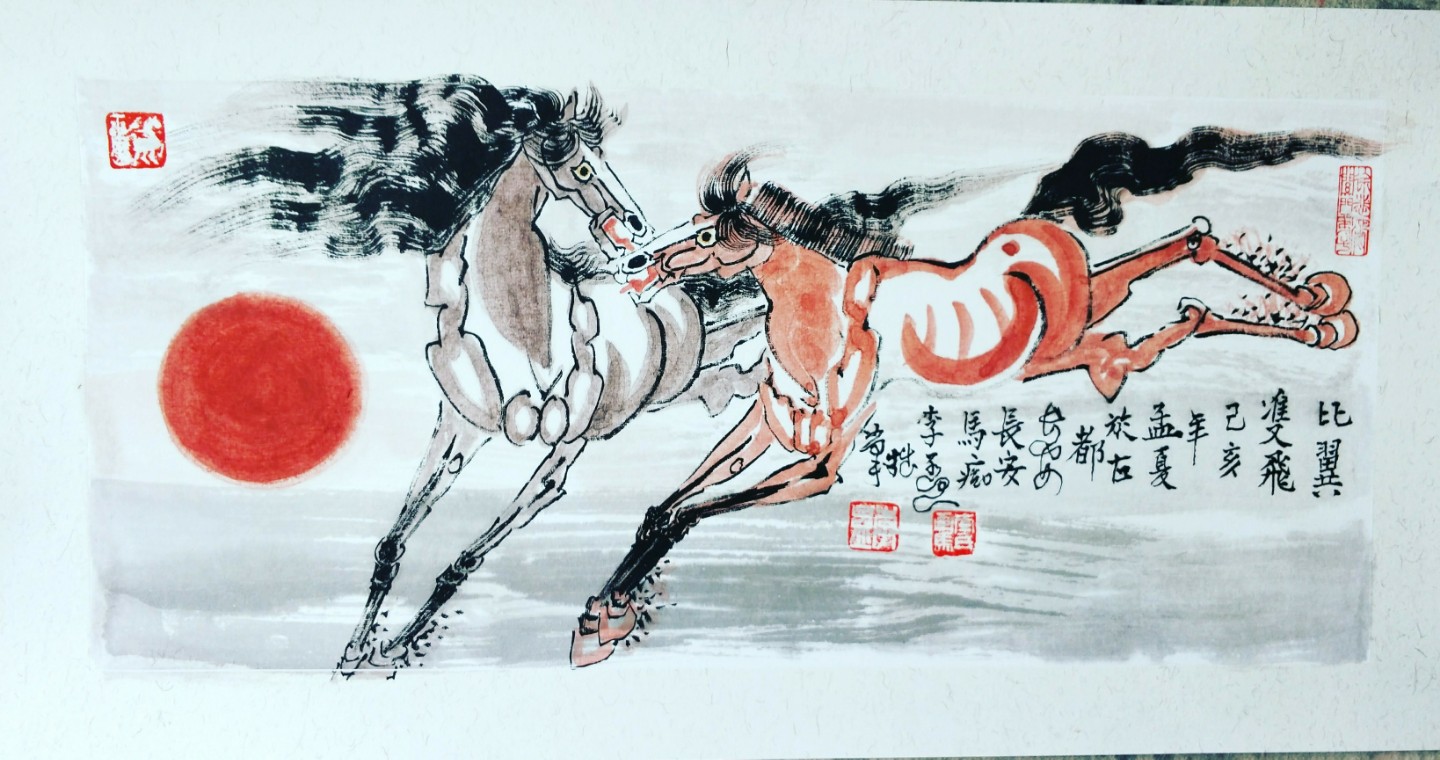 李孟画马——己亥作品